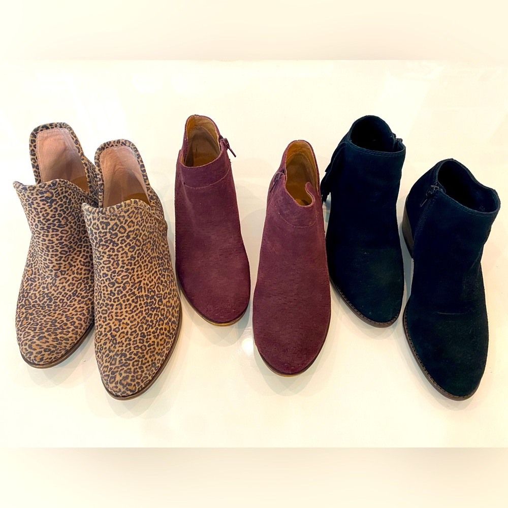 Lucky Brand Booties Lot of 3